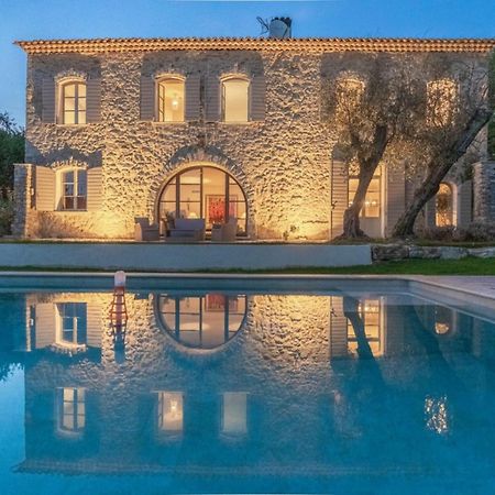 L'Elegante Bastide En Pierre Avec Vue Sur Le Vieux Village De Μουζέν Εξωτερικό φωτογραφία